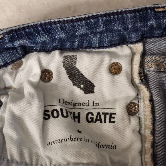 AG Adriano Goldschmied The Stilt Cigarette Jeans Women Sz 25 R Blue Skinny Denim - Picture 7 of 7